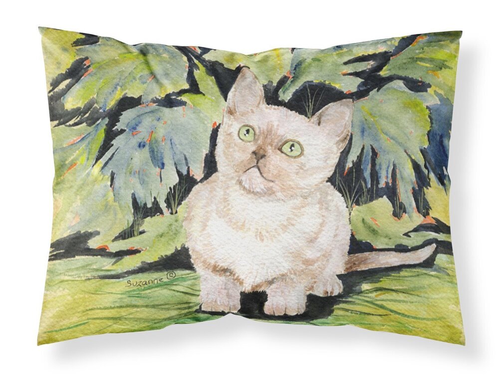 7825 SS8265PILLOWCASE Cat - Burmese Fabric Standard Pillowcase Lightweight